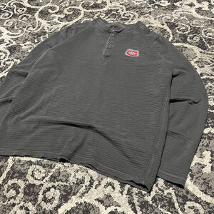 Men's Salute Gray Long Sleeve Tee M Montreal Canadiens Logo vintage